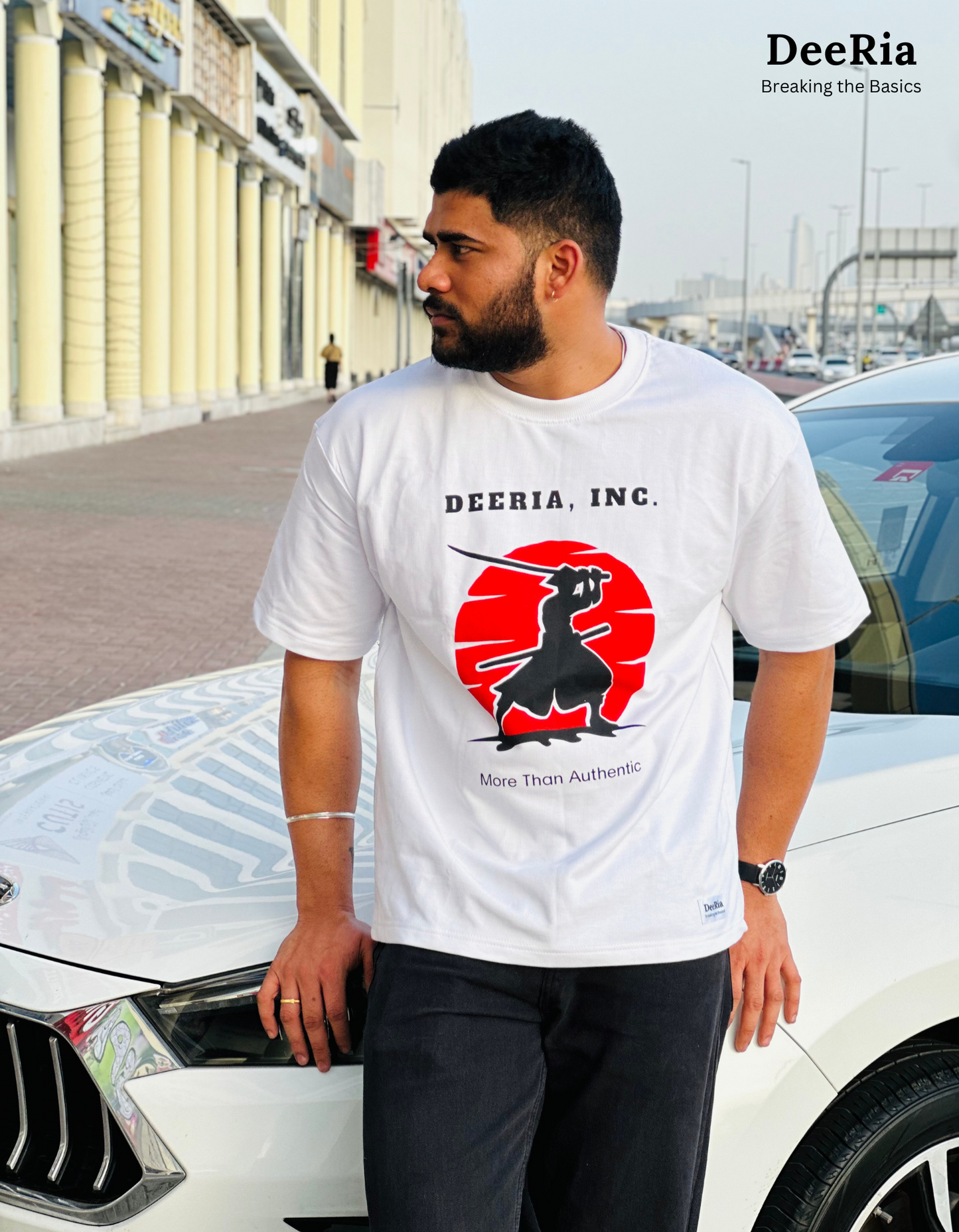 White More Than Authentic Oversized T-Shirts for Men & Women