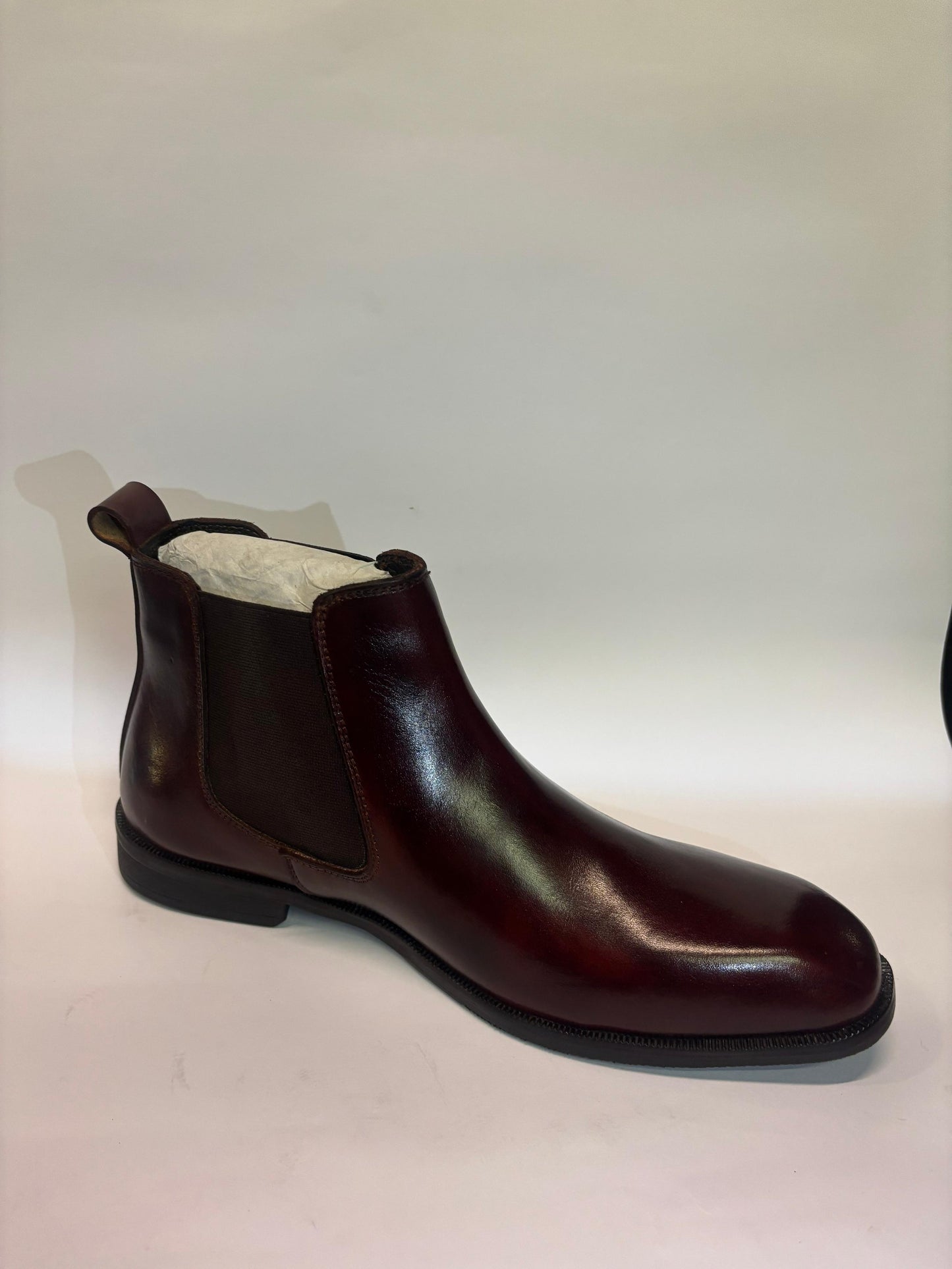 Ebony Black Cuban Zipper Boots (Chelsea Boots)